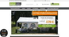 Desktop Screenshot of destockoutils.fr