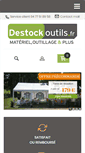 Mobile Screenshot of destockoutils.fr