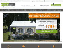 Tablet Screenshot of destockoutils.fr
